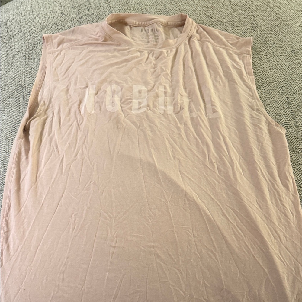 Men’s NOBULL Sleeveless Pink Top